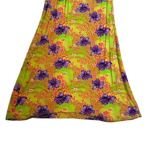 I AM GIA Green Hibiscus Print 'Valera' Maxi Dress - Picture 8 of 13